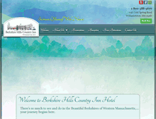 Tablet Screenshot of berkshirehillscountryinn.com